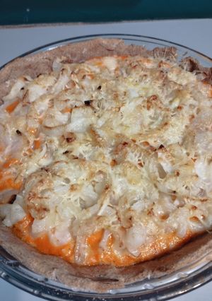 Una foto de Tarta de Zapallo y Cebolla con Masa Integral