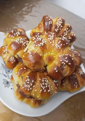 عکسی از دستور نان مغز دار