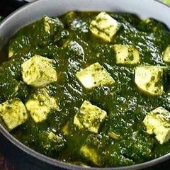 Palak paneer A picture of Palak paneer.