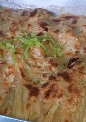 صورة لوصفة دولمة كرمب بالبيشاميل 😋