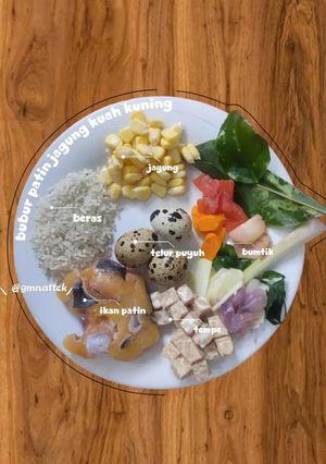 Foto resep Bubur Patin Jagung Kuah Kuning