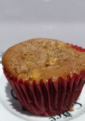 Una foto de Muffins de manzana y canela