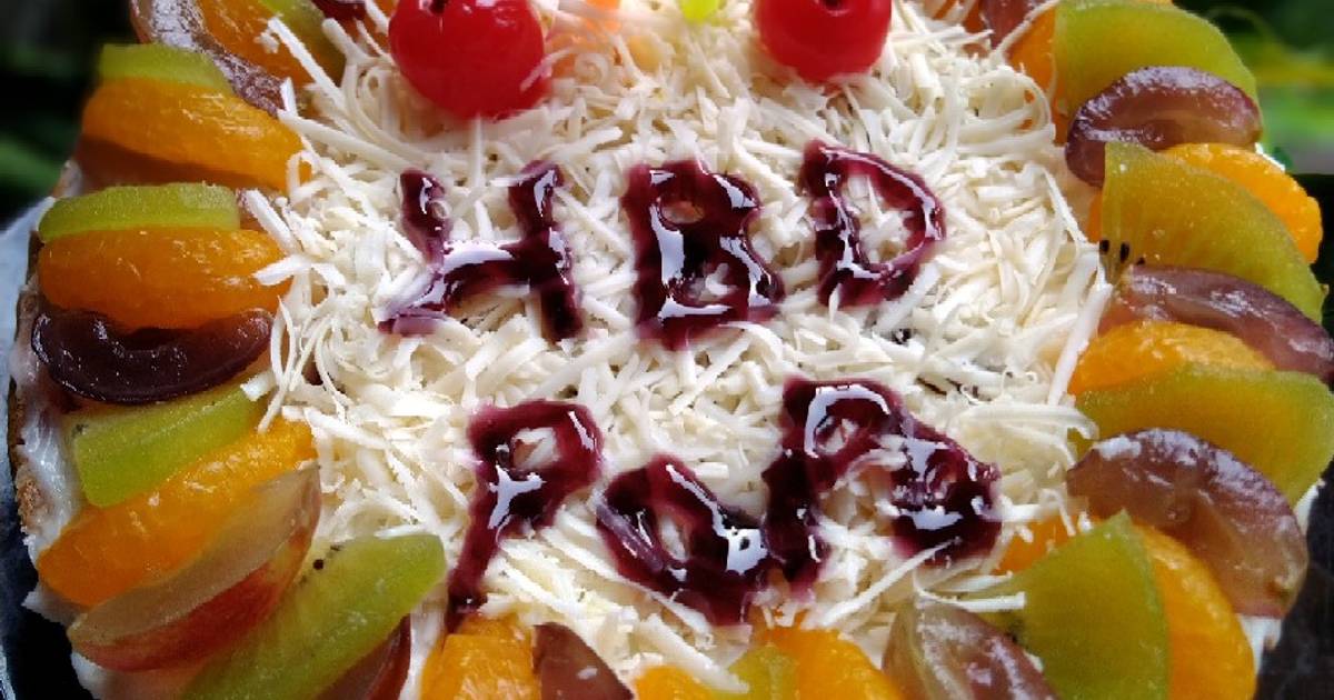 Resep Fruit cake base cake lemon cake oleh Indah Dhuhita Purwokanti