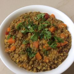 A picture of Millet And Whole Moong Khichdi.