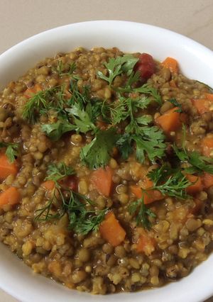 A picture of Millet And Whole Moong Khichdi.
