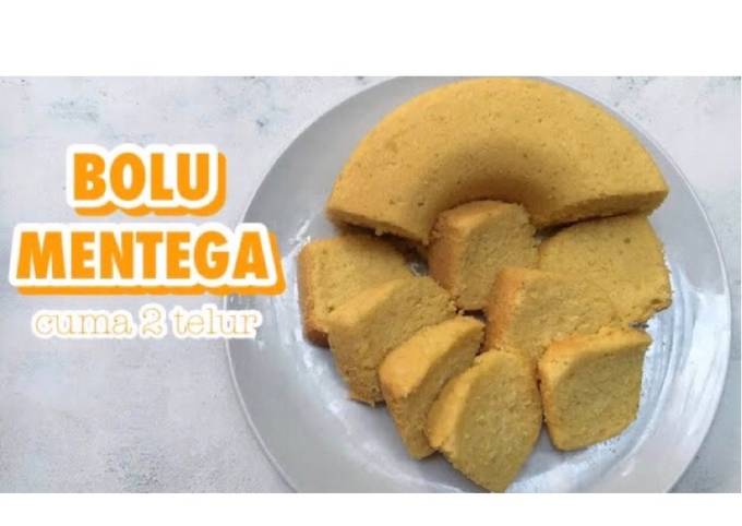 Cara membuat Bolu Mentega / Butter Cake 2 telur Cara membuat Bolu Mentega / Butter Cake 2 telur