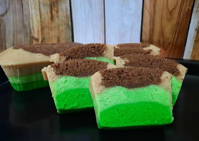 Resep Bolu Kukus Putih Telur Pandan Cokelat Anti Gagal