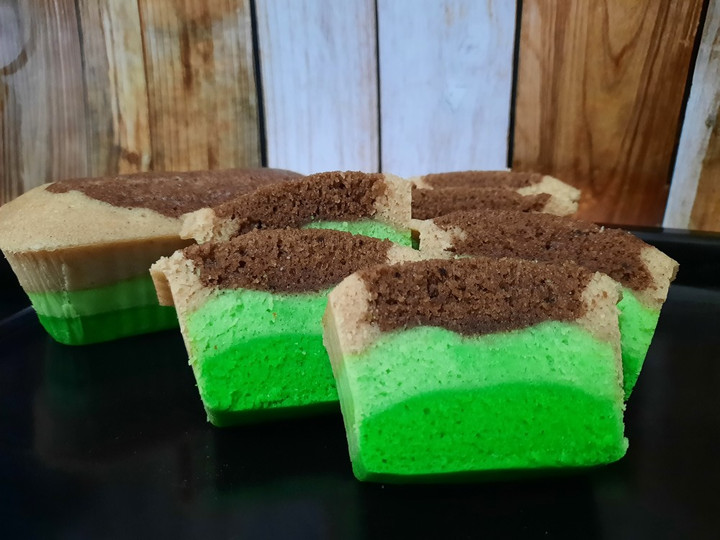 Resep Bolu Kukus Putih Telur Pandan Cokelat Anti Gagal