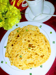 A picture of Soft layered chapati.