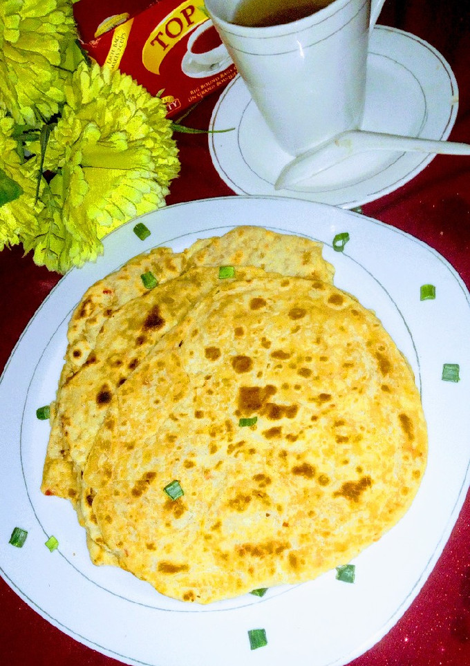 A picture of Soft layered chapati.