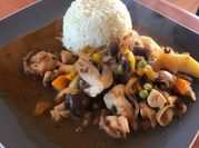 Una foto de shiitake congelado