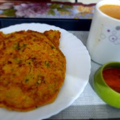A picture of Leftover dal & rice pancake.
