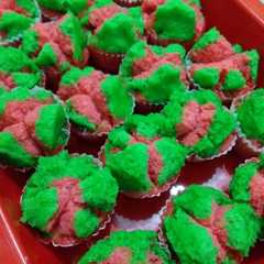 รูปของ Bolu Kukus Mekar (no telur, no mixer)