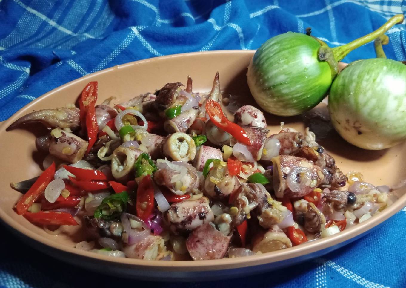 43. Kumi Asin Sambal Mata.