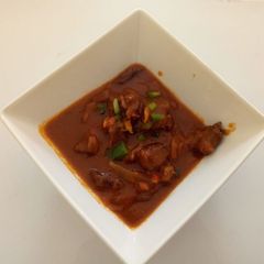A picture of Moroccan goat stew.