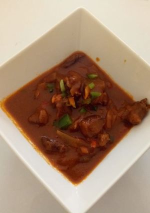 A picture of Moroccan goat stew.