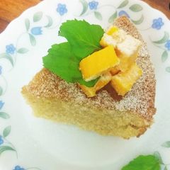 A picture of Semolina wholewheat cake.