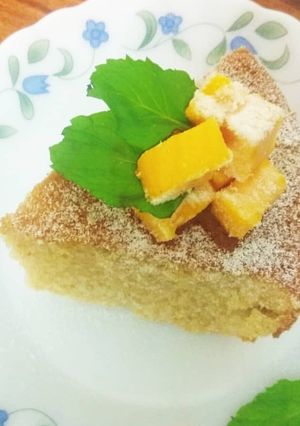 A picture of Semolina wholewheat cake.