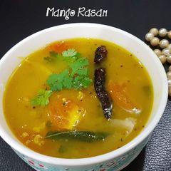 A picture of Mango Rasam.