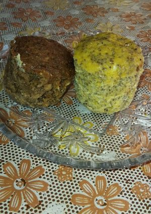 عکسی از دستور کیک رژیمی در لیوان شیشه‌ای