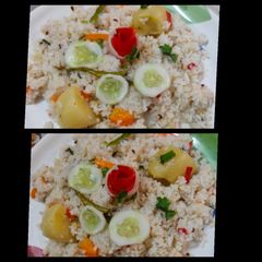 A picture of Veg methi pulao.