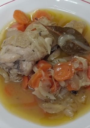 Una foto de Escabeche de pollo