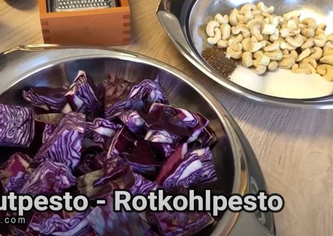 Rotkohl-Pesto | Rotkraut-Pesto | #gerykocht