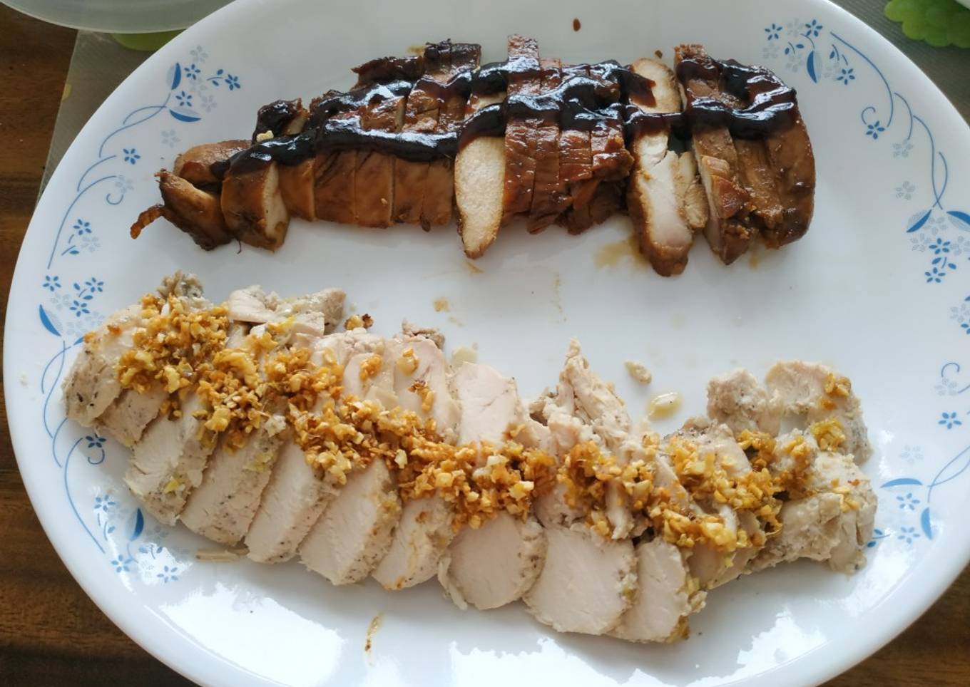 Set nasi hainam ayam panggang n rebus