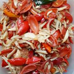 รูปของ Tumis Kulit Melinjo Teri