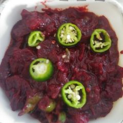 A picture of Chuqander ki sabzi.