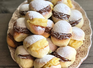Una foto de Miguelitos de Dulce de Leche