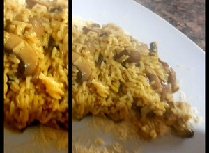 Una foto de "Casi"... 😊Un risotto de hongos portobello 😉