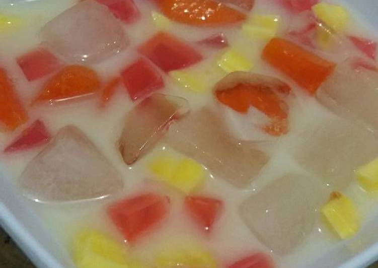 Resep Es campur warna warni #pr_minuman #postingrame2 