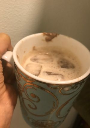 A picture of Cold hot chocolate.