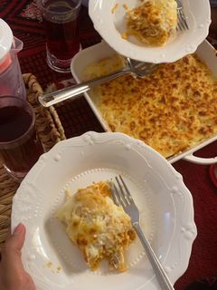 صورة لوصفة مكرونة بشاميل