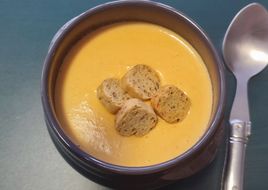 Soupe gourmande au potiron