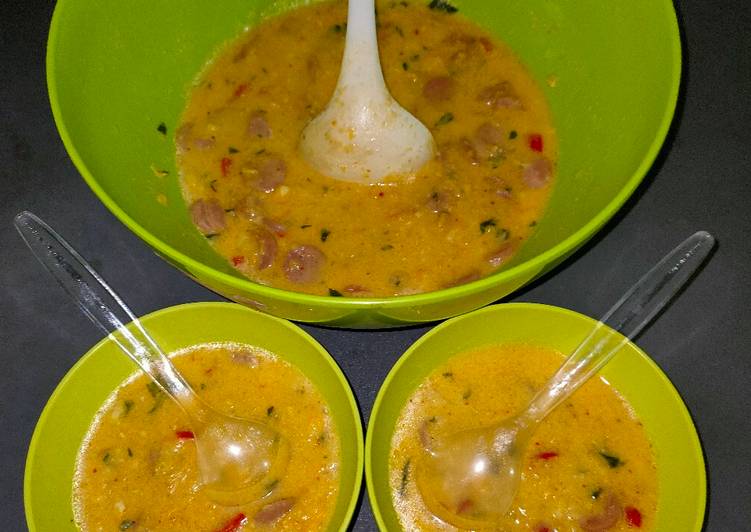 Sup Krim Jagung Sosis