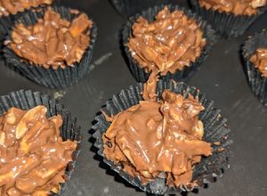 Gambar Biskut Almond Chocolate 3 bahan
