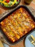 Cottage Cheese, Spinach and Mushroom Cannelloni