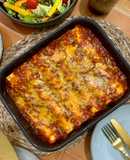 Cottage Cheese, Spinach and Mushroom Cannelloni