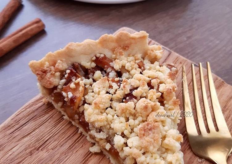 Resep Apple Crumble Pie Anti Gagal