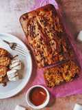 Banana & Pineapple Cake With Dark Chocolate Chunks (Vegan)
