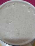Quinua con leche fresca y leche condensada