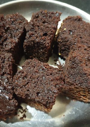 A picture of Dump chocolate cake.