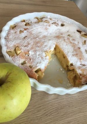 Villámgyors francia almatorta-Clafoutis recept fotója