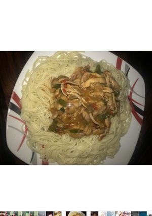 Taliya da soup din kaza ainihin hoton girkin