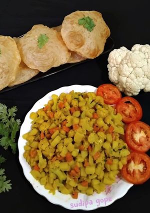 A picture of Gobhi Gajar 🥕Sabji.