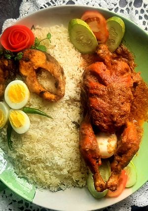 শাহী চিকেন রোষ্ট। রেসিপির প্রধান ছবি