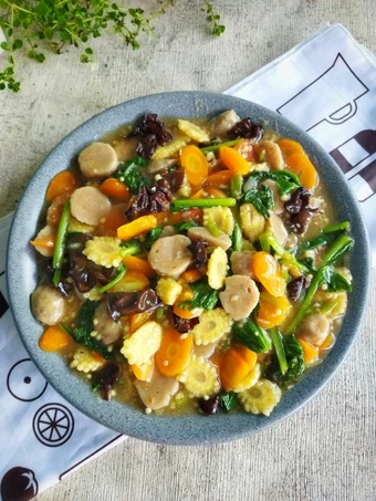 Recipe Capcay Kuah Kental the So Delicious Can spoil the tongue