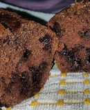 Bizcocho de chocolate con chips a base de yogur